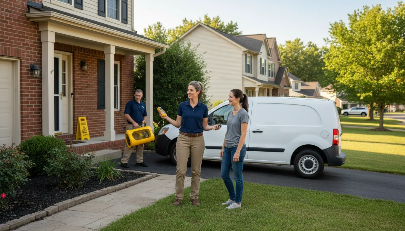 Residential water damage restoration in Elk River, ID